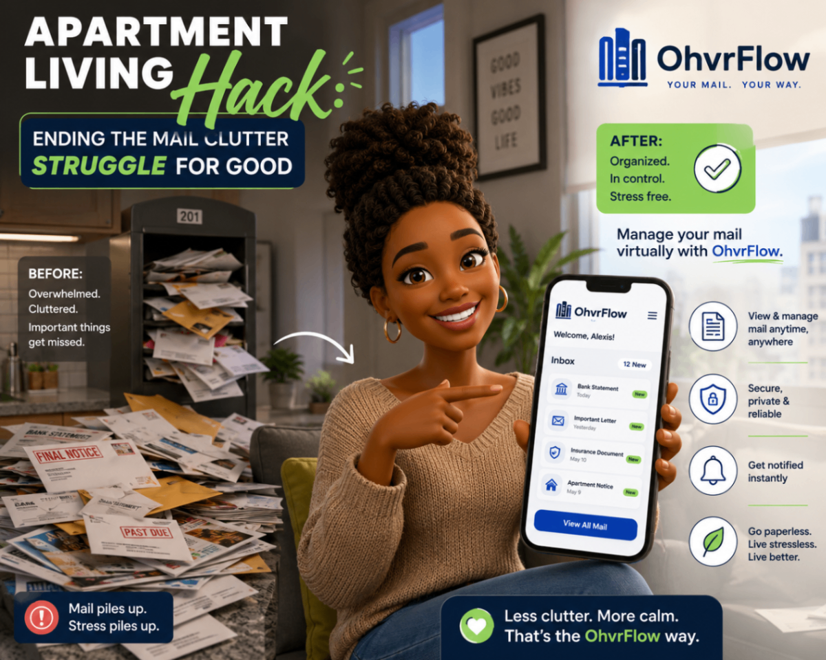Apartment Living Hack: Ending the Mail Clutter Struggle for Good
